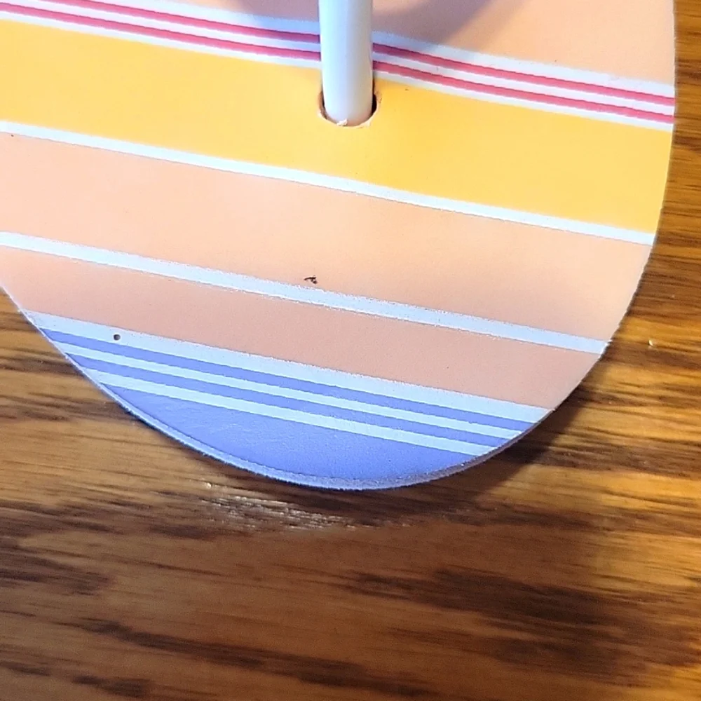 Roxy Kids Flip Flops - Multicolor Stripes - Picture 5 of 6